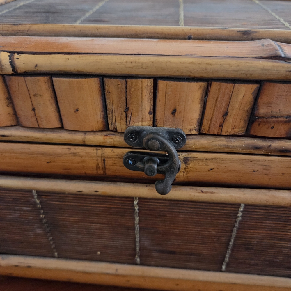 Rustic Bamboo Decorative Box - Picture 3 of 3